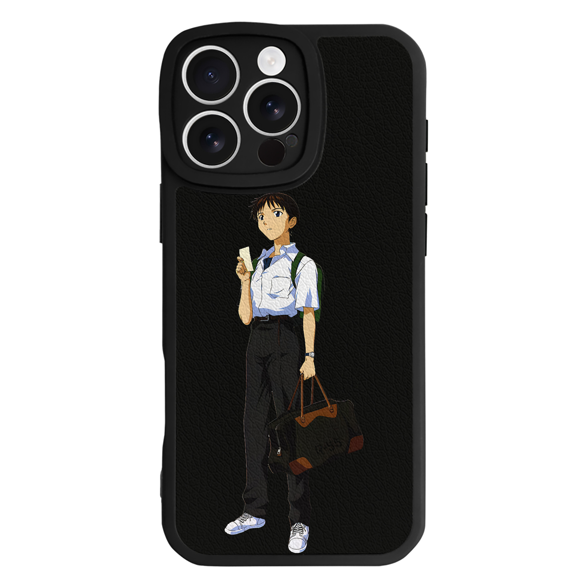 （画像用） EVA 新世紀エヴァンゲリオン 【iPhone 16シリーズ対応】シリコンスマホケース（レザー調） 材質：シリコン